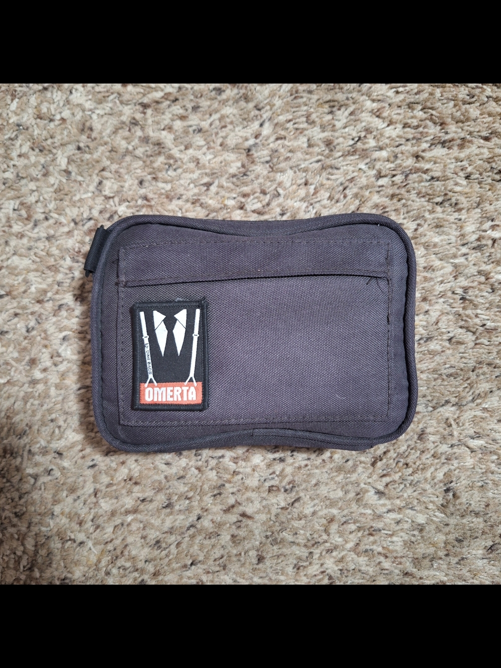 Omerta by Dime Bags 7" The Boss Smell Proof Pouch - Black